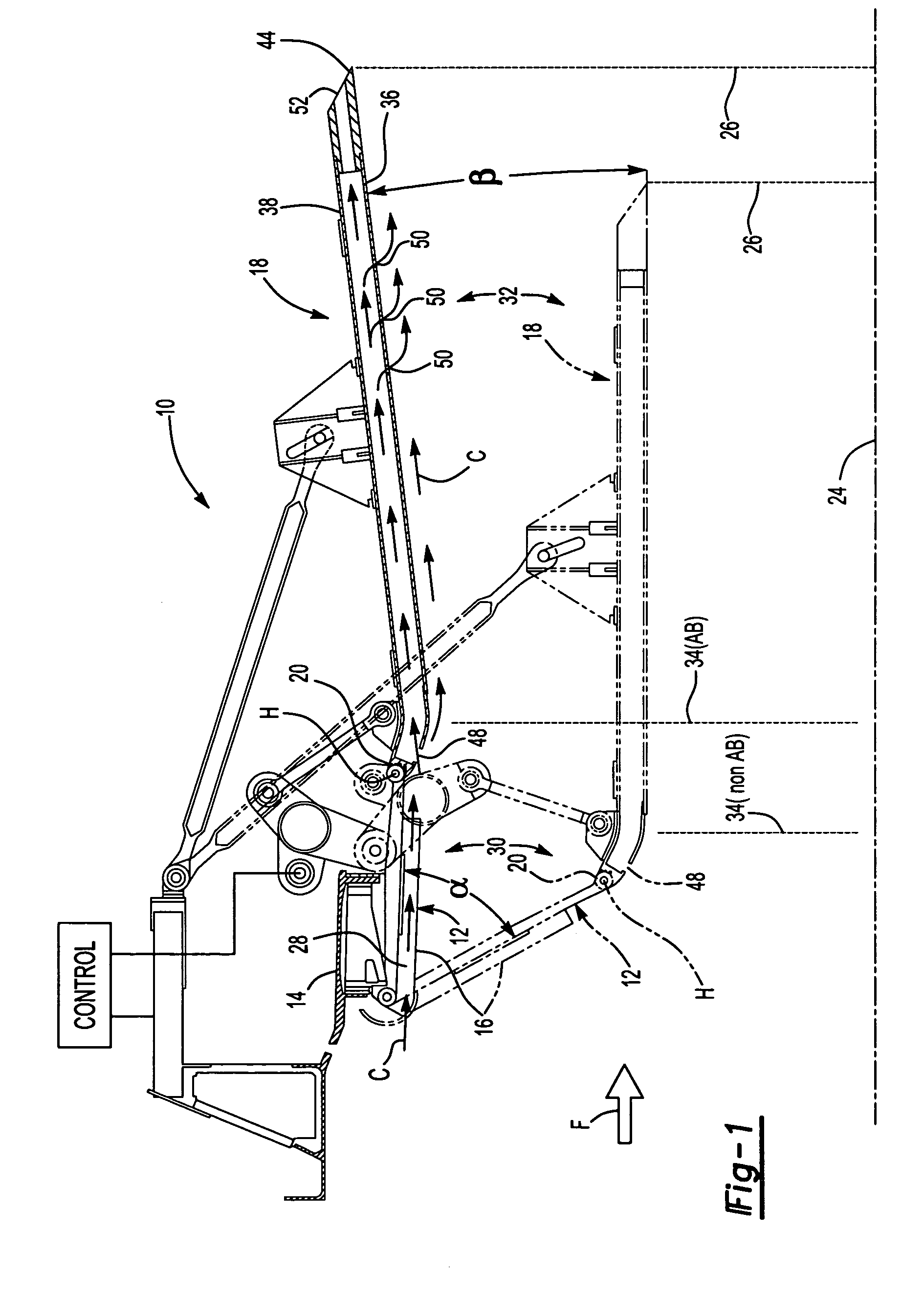 Convergent/divergent nozzle with modulated cooling