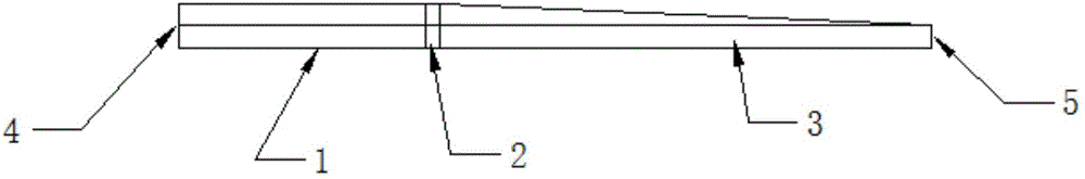 TE10 mode-to-TE20 mode broadband mode converter of rectangular waveguide