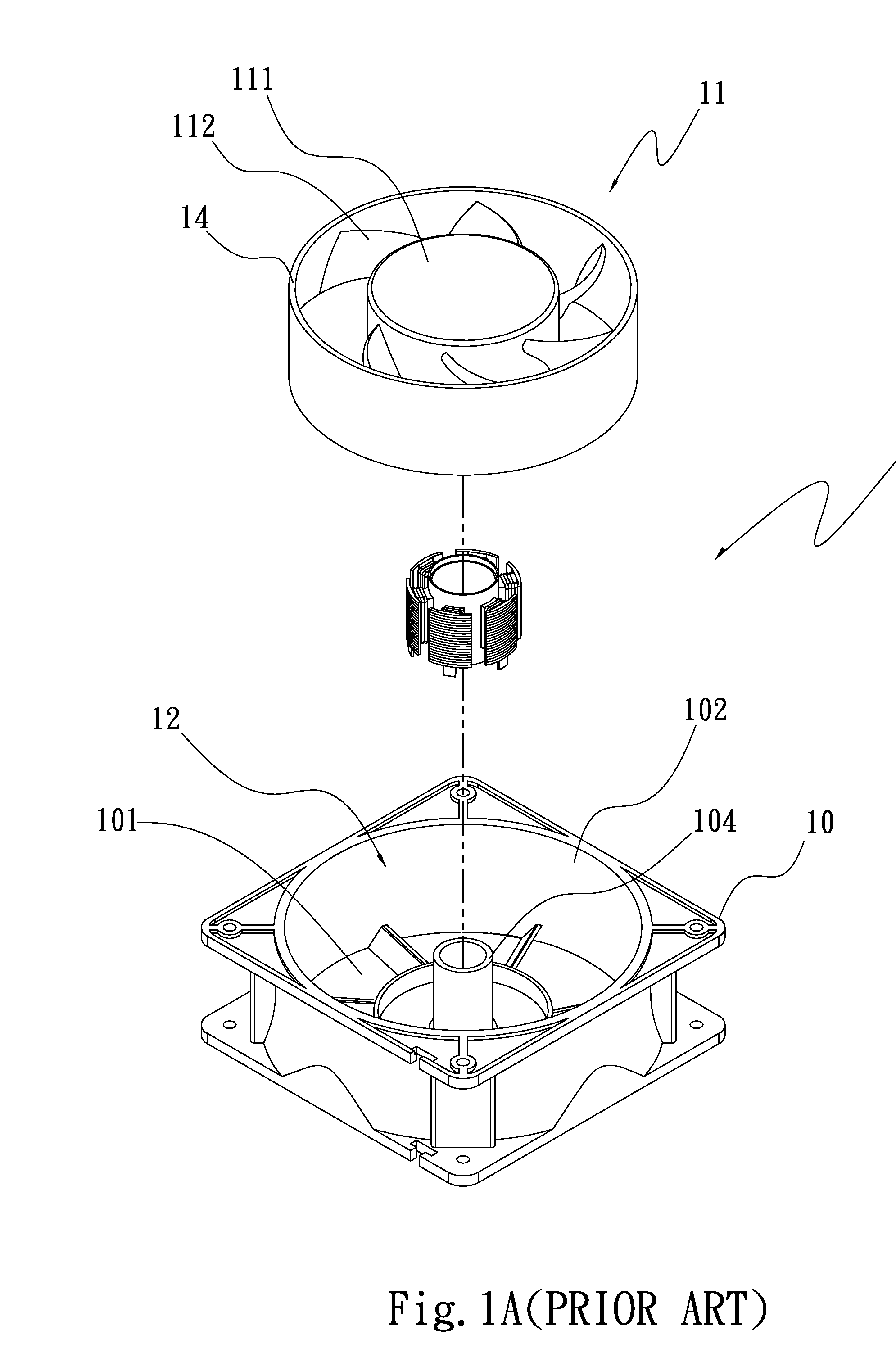 Anti-relief fan frame body structure