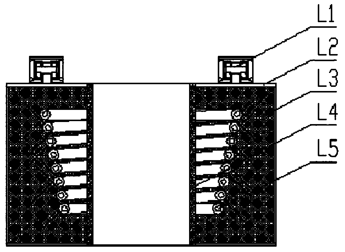 Immersion type water hole heating rotating device and working method thereof