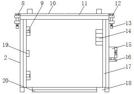 Food logistics box with constant-temperature sterilization function