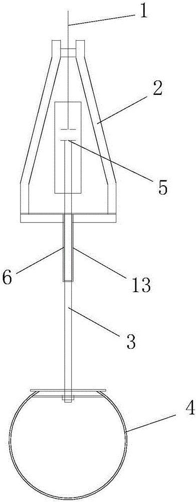 Automatic detection device and method for underwater concrete casting interface