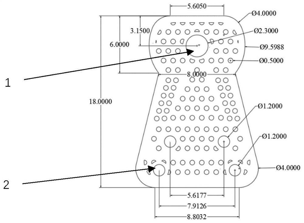 Bioactive degradable magnesium alloy guided bone regeneration membrane and processing method of dense holes of bioactive degradable magnesium alloy guided bone regeneration membrane