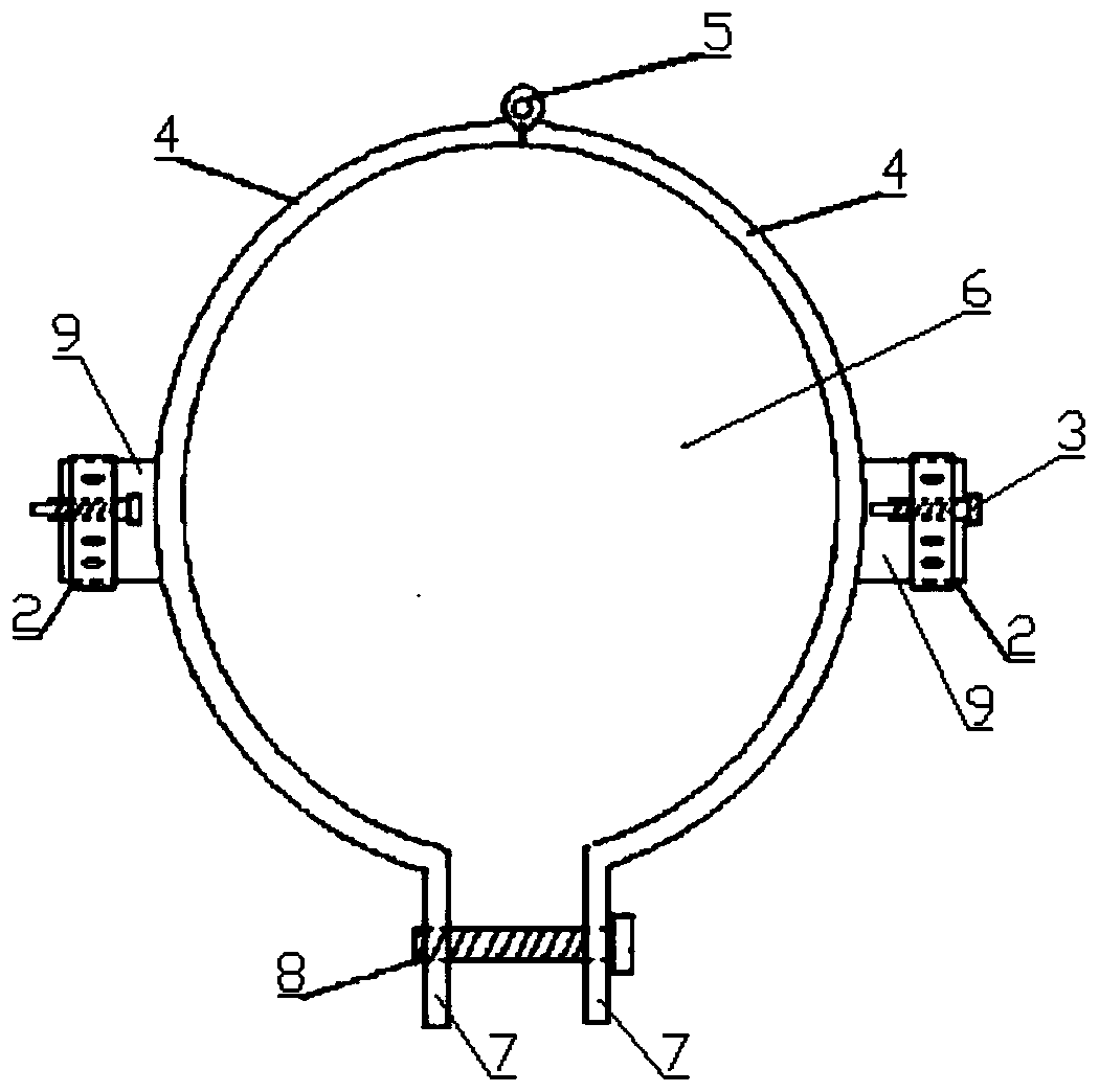 Quick fixing device for low-voltage conducting wire, and using method