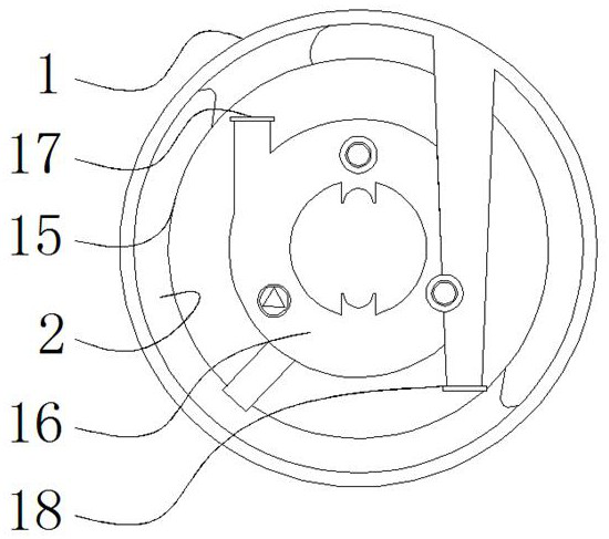 A suspended two-chamber aluminum furnace body