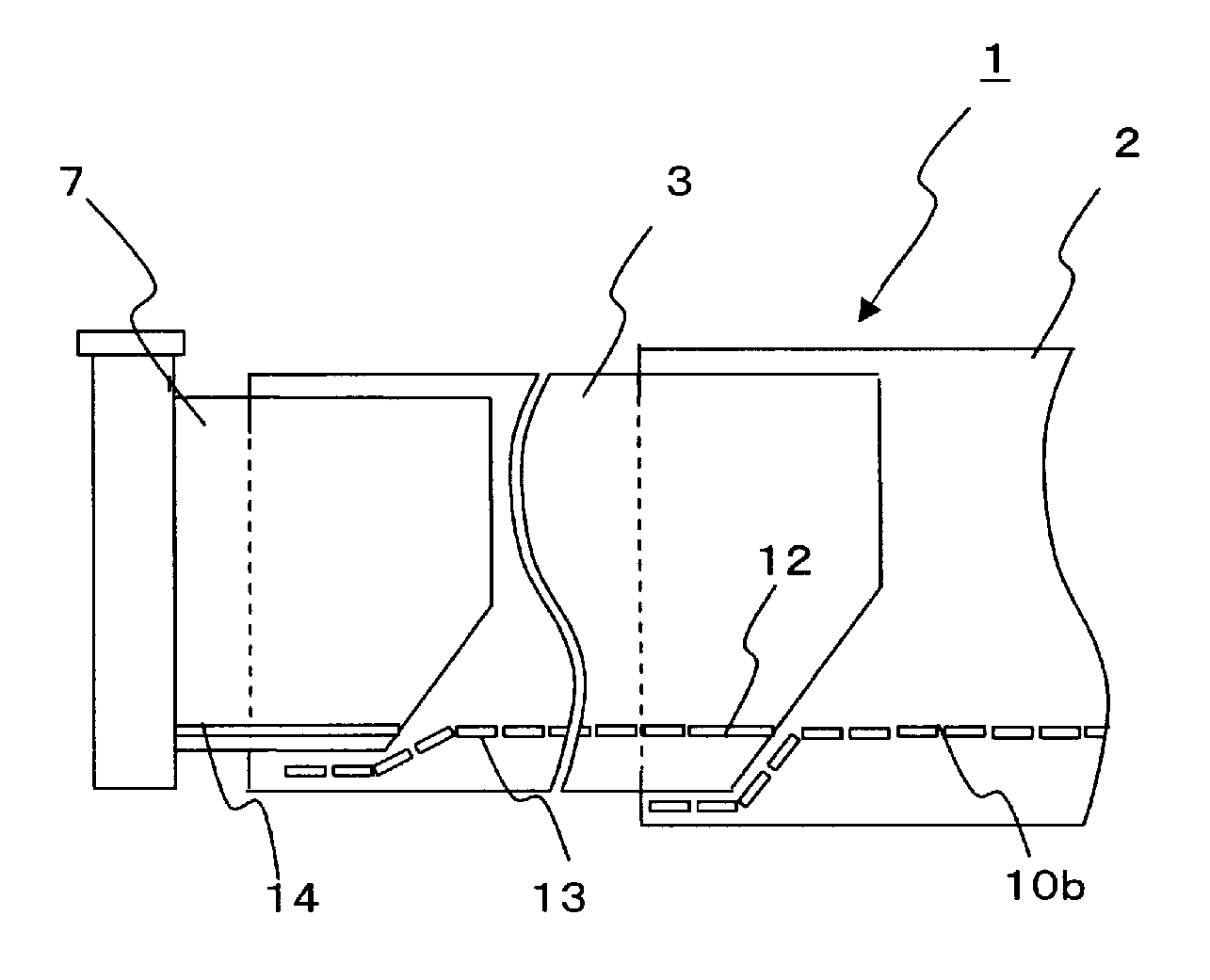 Aircraft passenger boarding bridge having a stepless passage