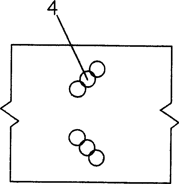 Design method of reinfored rift pile for securing slope