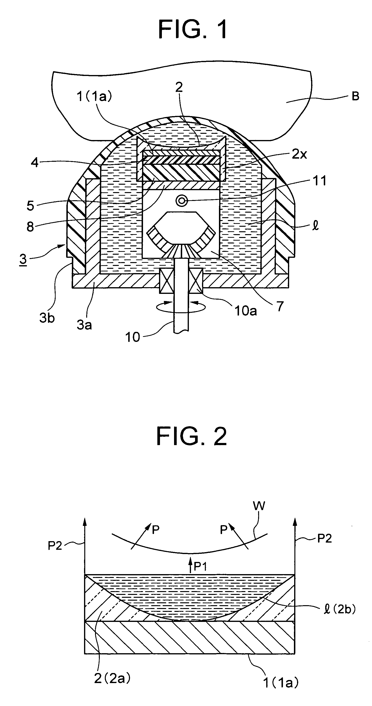 Minor axis motion type ultrasonic probe