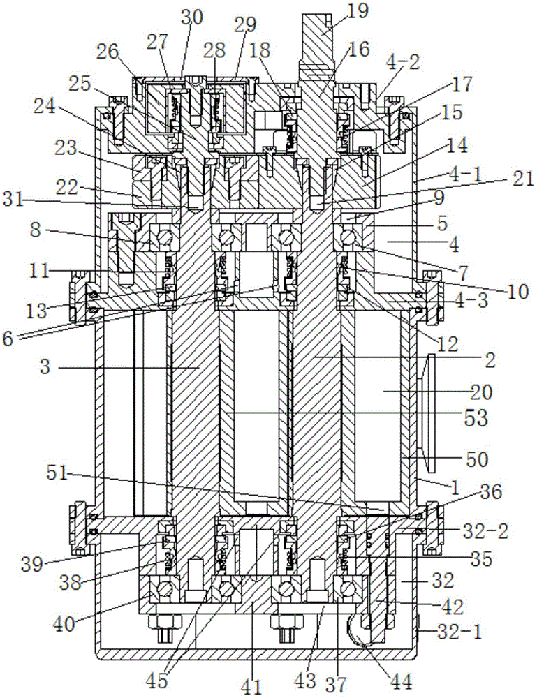 Airtight miniature Roots blower with water pump