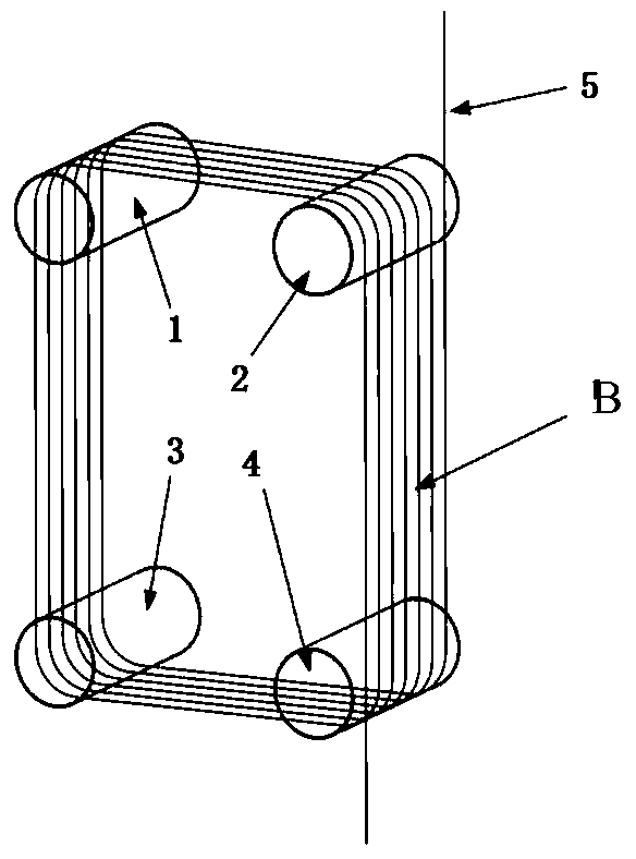 Straight-line curved surface multi-wire electric discharge machining method