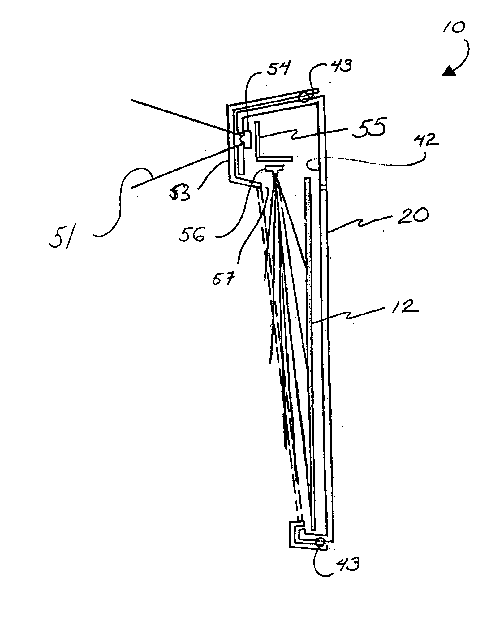 Frame assembly for a license plate