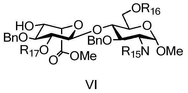 Intermediate for preparing fondaparinux sodium, preparation method thereof, and fondaparinux sodium preparation method