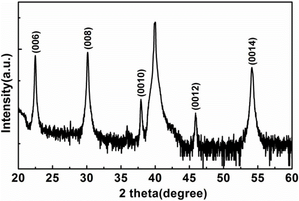 Method for preparing ferrite epitaxial thin film with indoor temperature broadband big magnetocapacitance effect