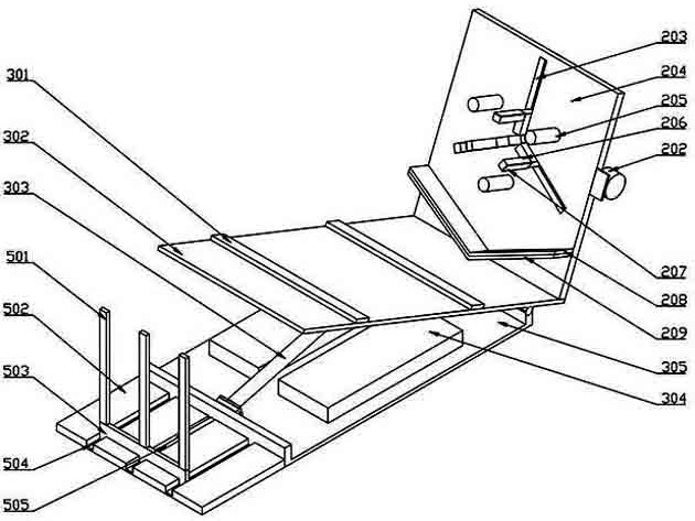 Transfer device for wind power generation flexible tower