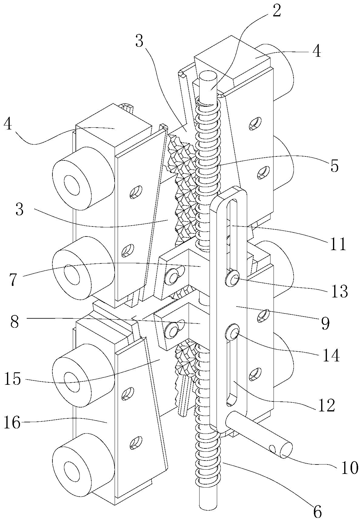 Elevator two-way safety clamp