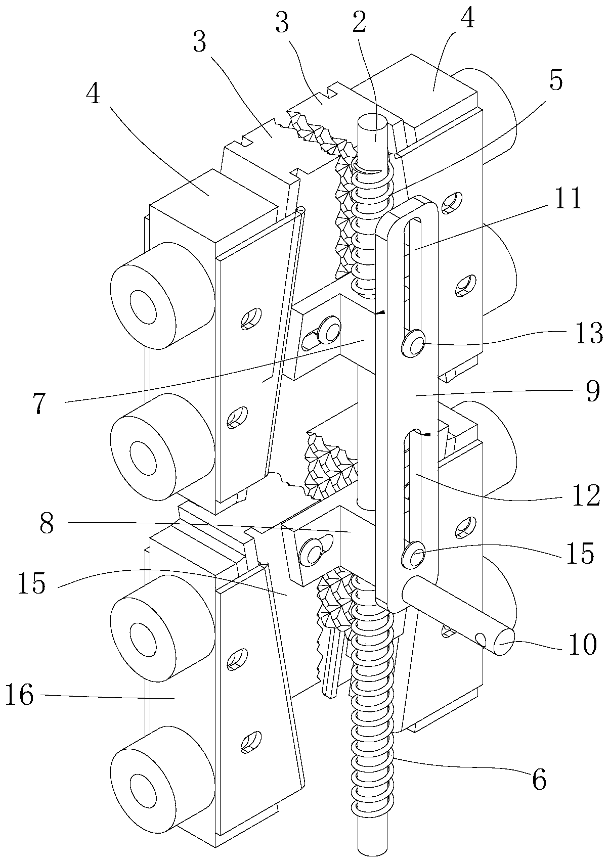 Elevator two-way safety clamp