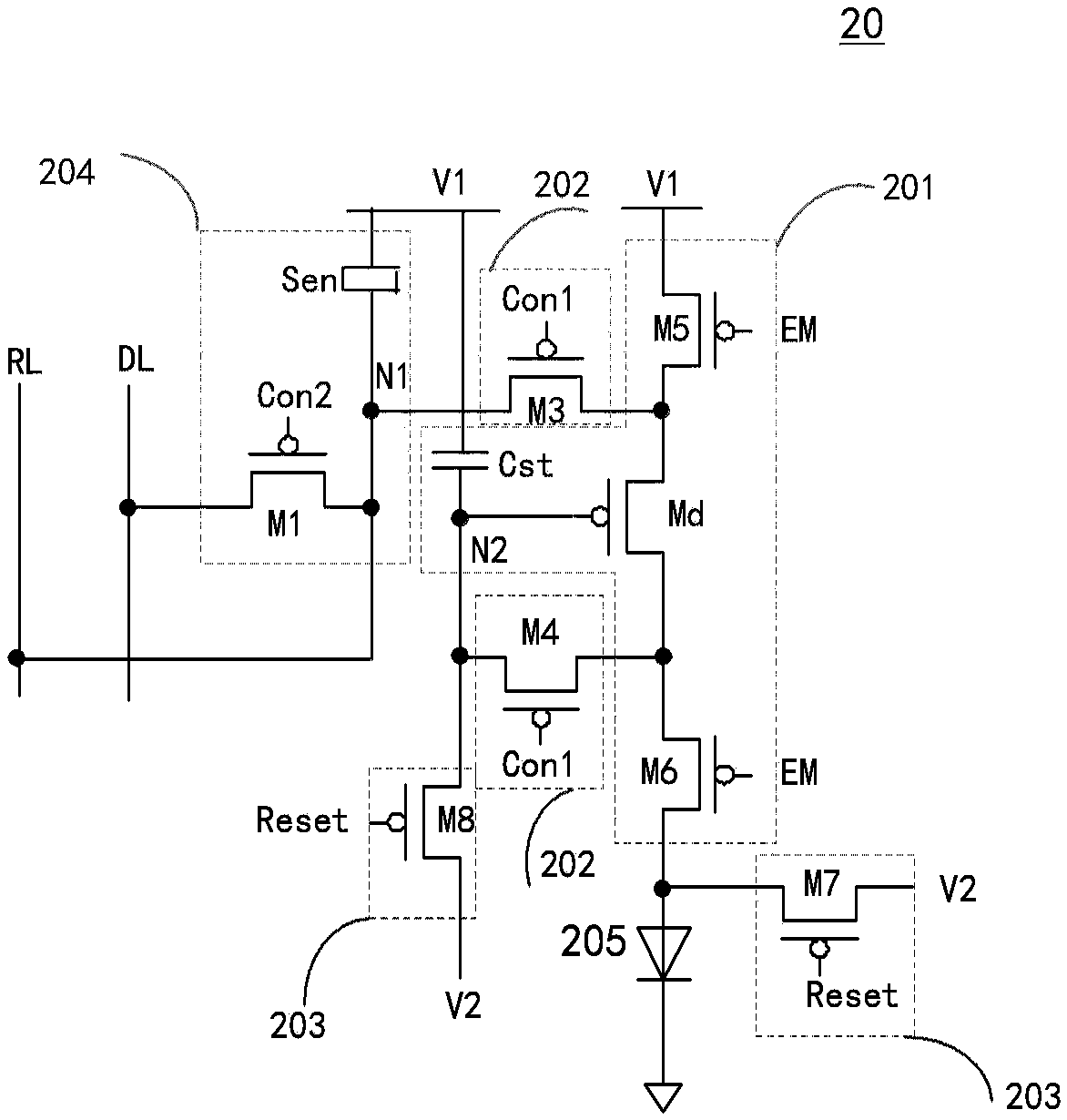 Pixel circuit, driving method thereof, display panel and display device