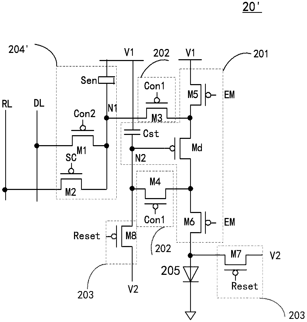 Pixel circuit, driving method thereof, display panel and display device