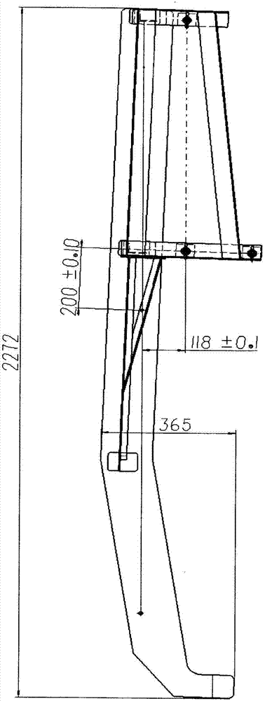 Thin and long part assembling method