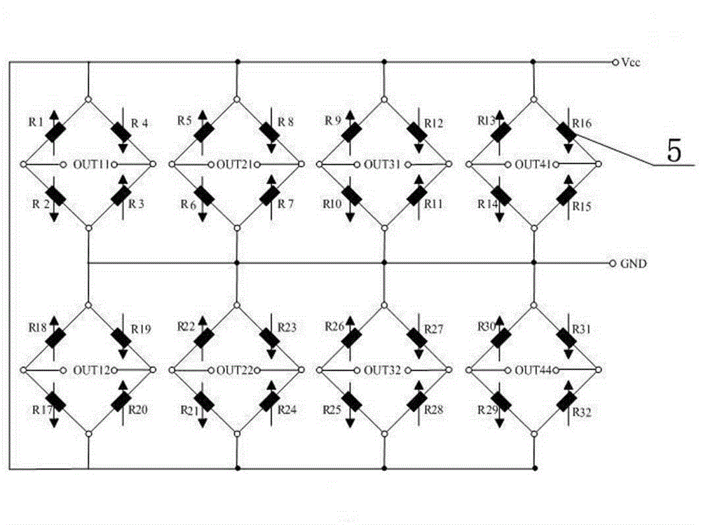 Quaternary array micro-electromechanical system (MEMS) vector hydrophone microstructure