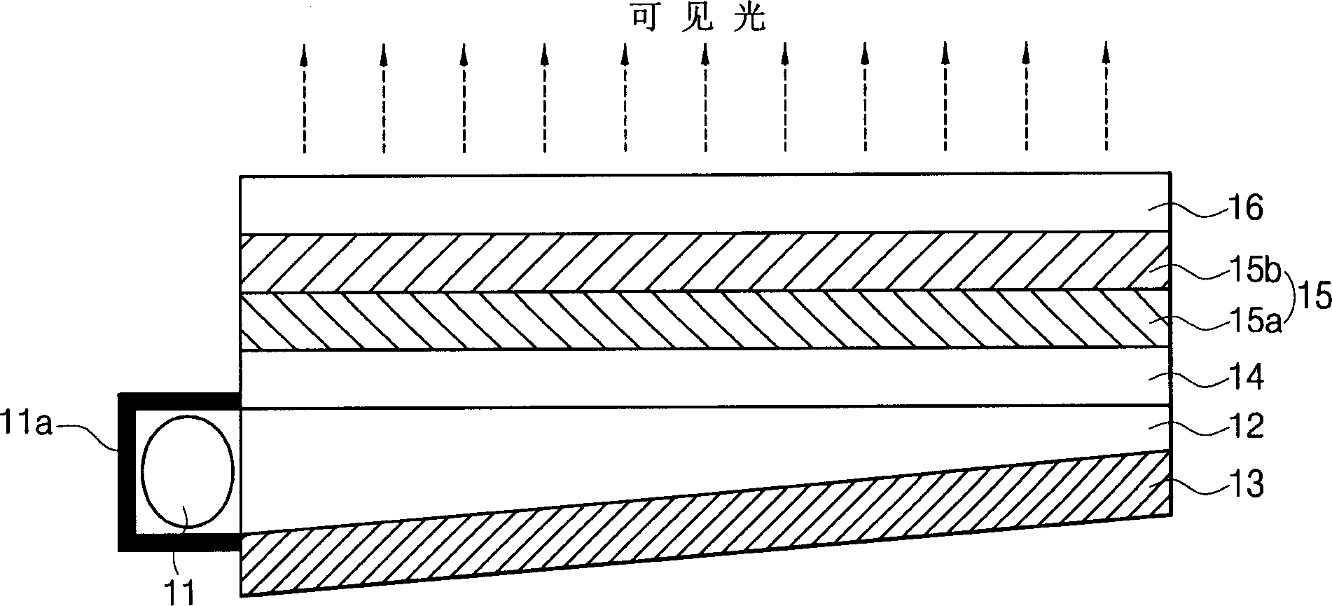 Light excitation-diffusion sheet for backlight unit and backlight unit for liquid crystal display using the same