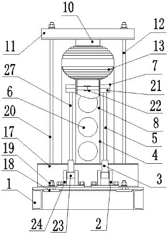 Iron core lamination platform of rolled iron core transformer