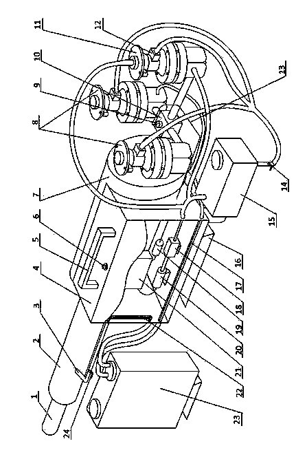 High-power pulse smoke sprayer