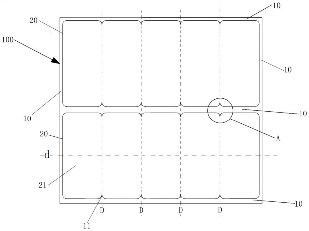 Transfer printing plate, preparation method of to-be-cut panel and to-be-cut panel