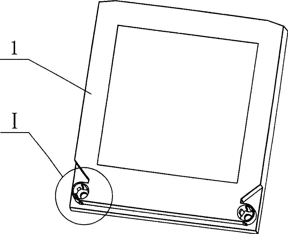 Lead sealing structure of ammeter