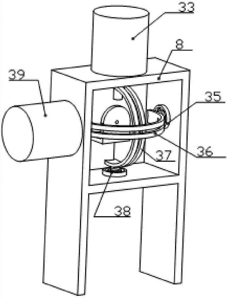 Tied rope contracting and releasing device with controllable tension and controllable contracting and releasing length