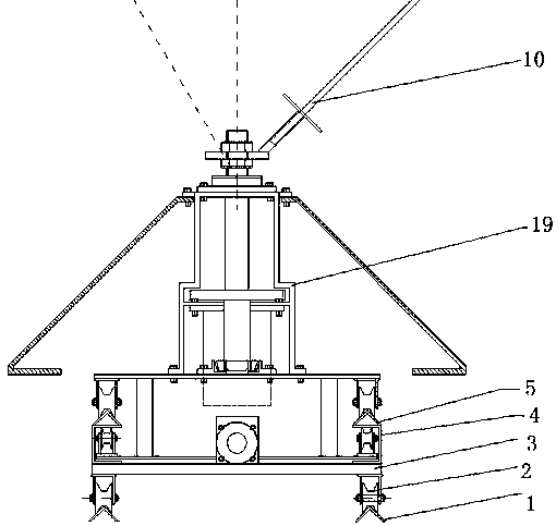 Full-automatic hooped reinforcement material collector