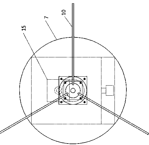 Full-automatic hooped reinforcement material collector