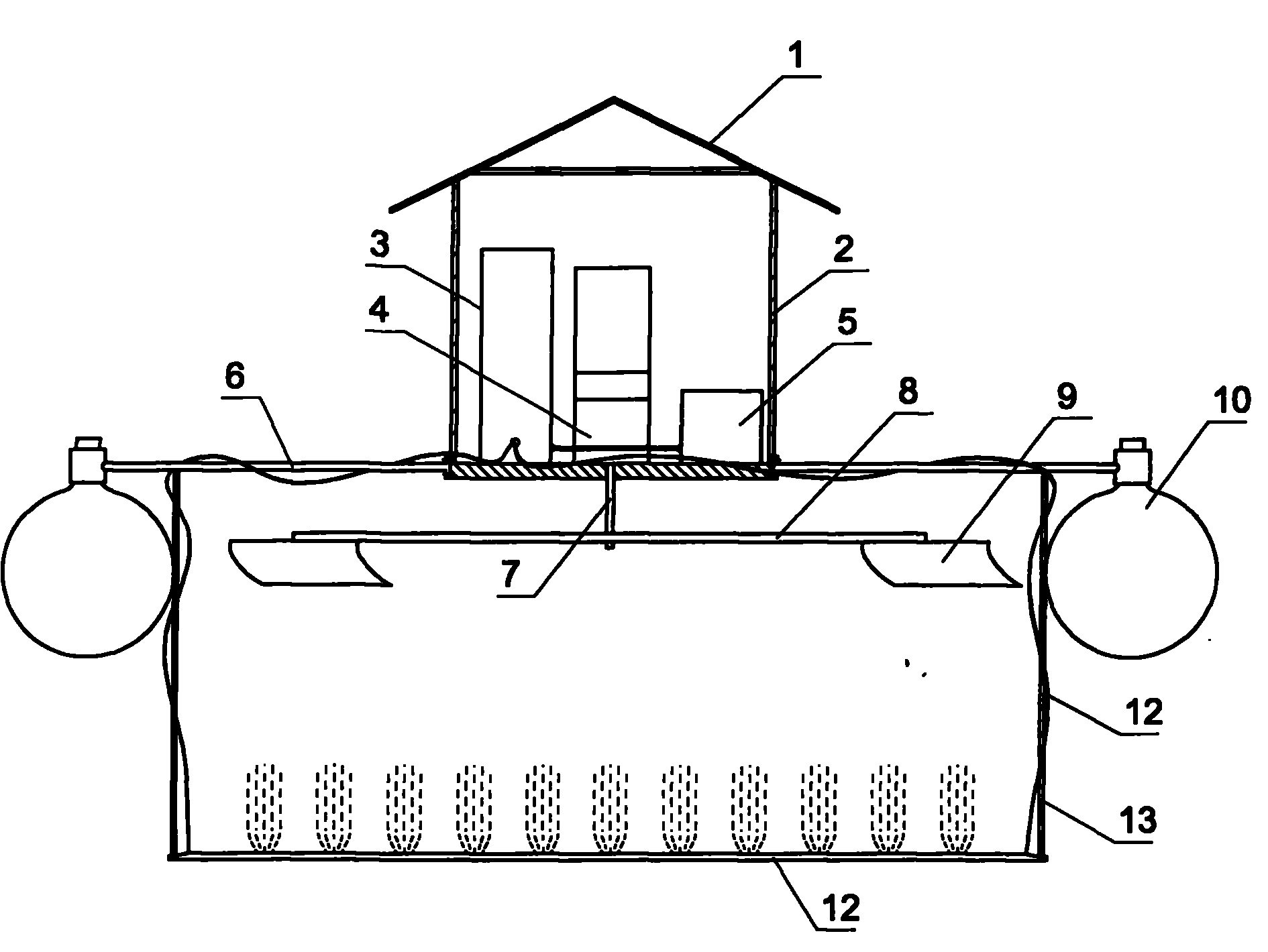 Tri-oxygen water plough