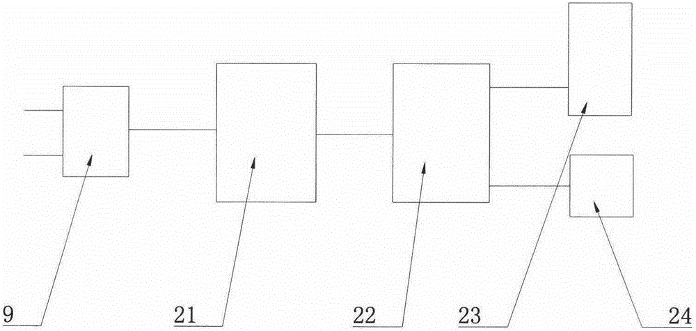 Sea ship seawater pipeline stray current detection device