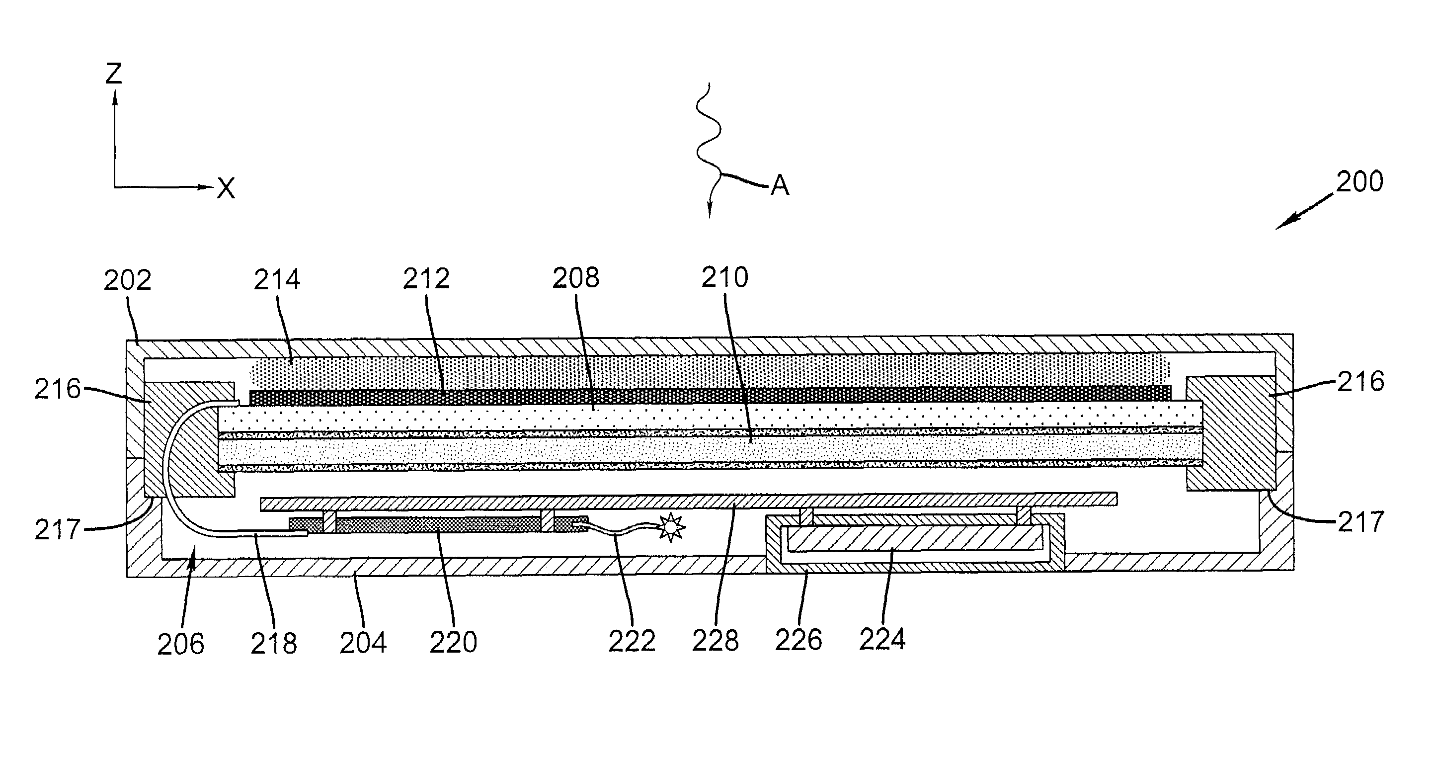 Compact and durable encasement for a digital radiography detector