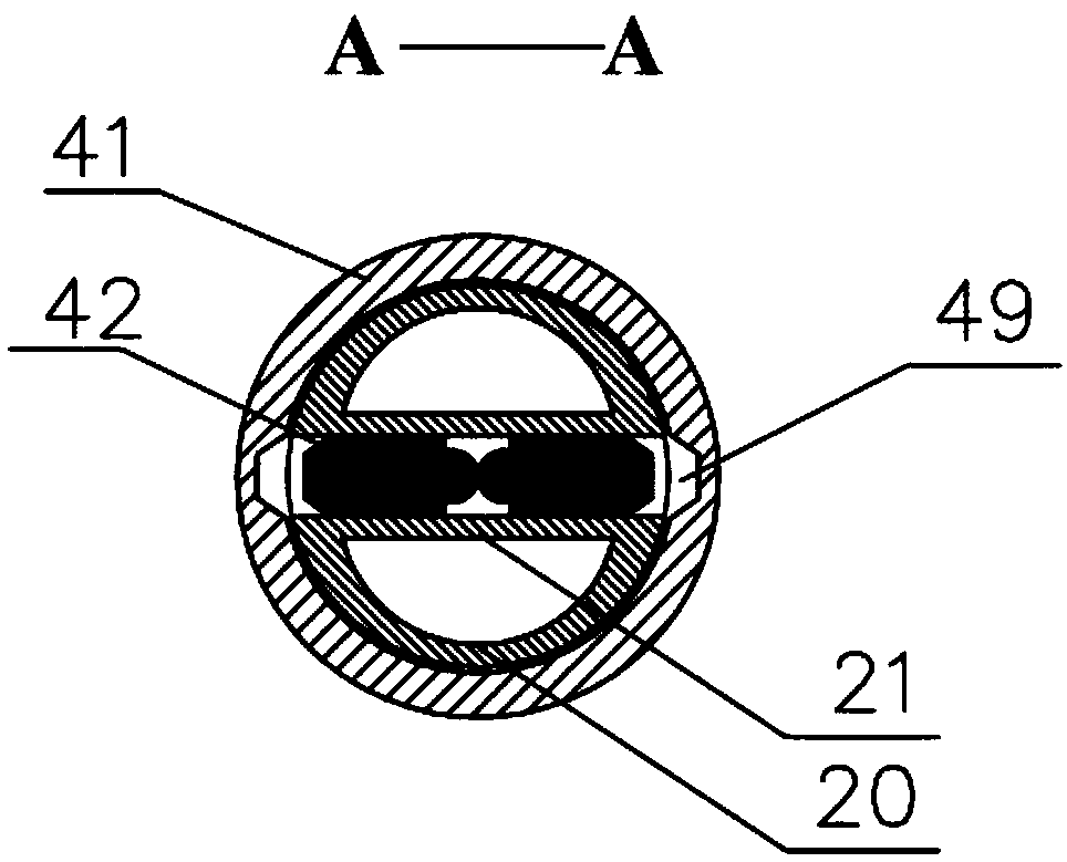 Rotary drill string directional drilling short section and drilling method