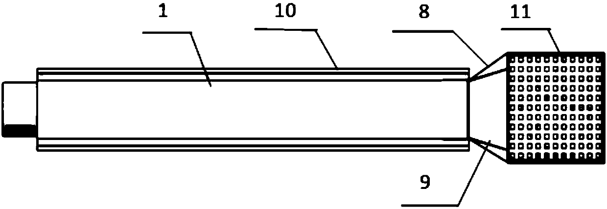 Reinforced heat exchange type radiation convection cool-heat exchanger