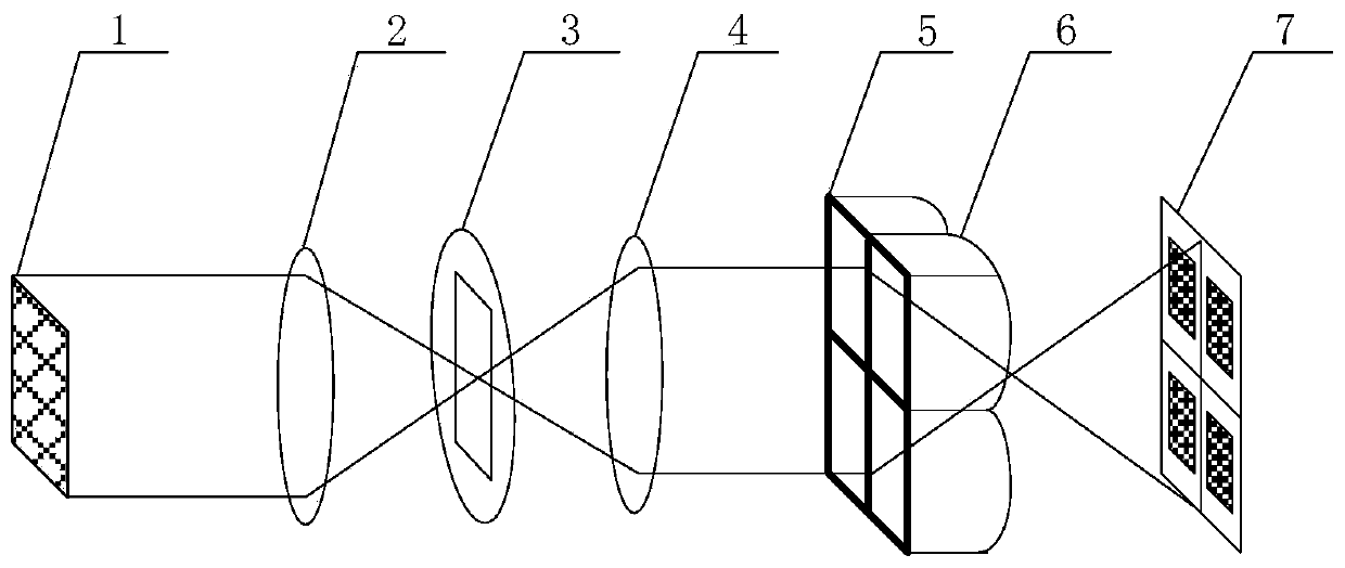 Transient imaging type infrared multi-spectrum temperature field measuring device