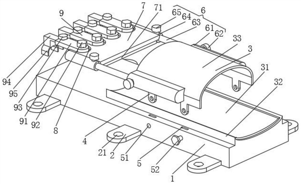 Hand immobilization device for nursing transfusion of psychiatric patients