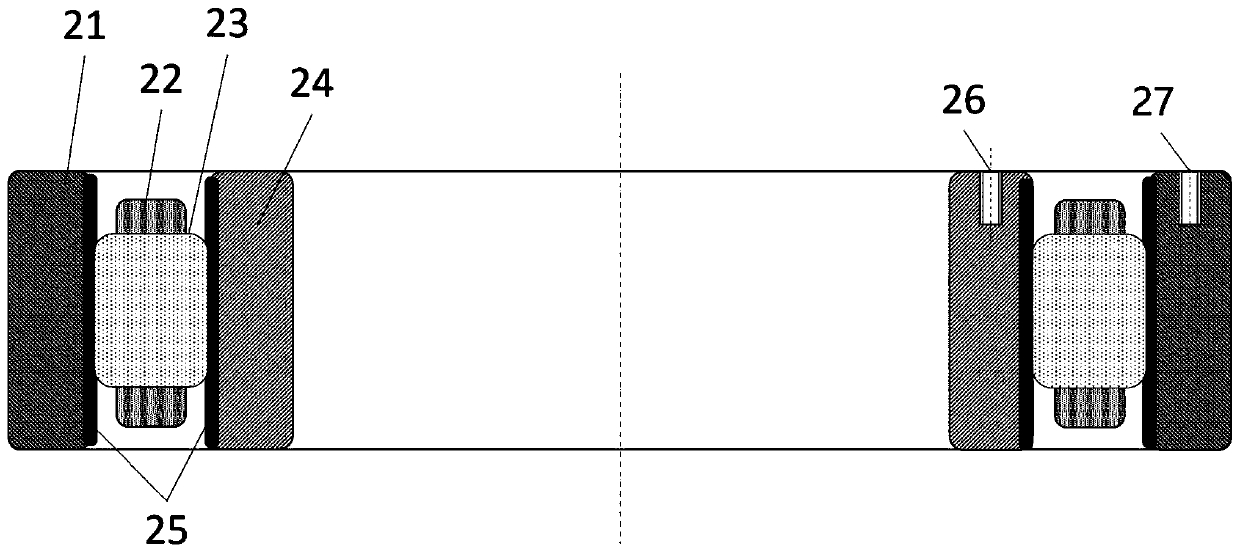 Rolling transmission device plated with super-lubricative solid thin film