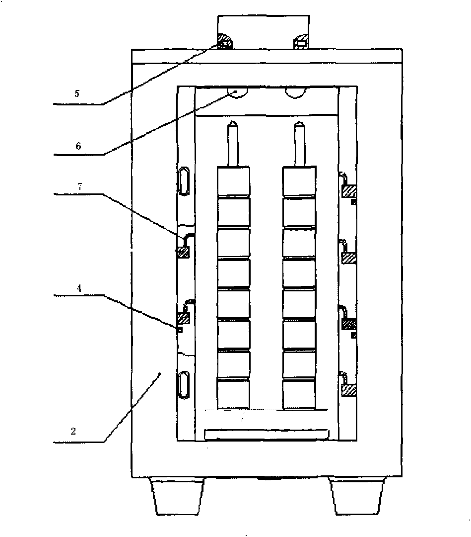 Continuous microwave curing equipment for vacuum pressure paint impregnation electrical equipment