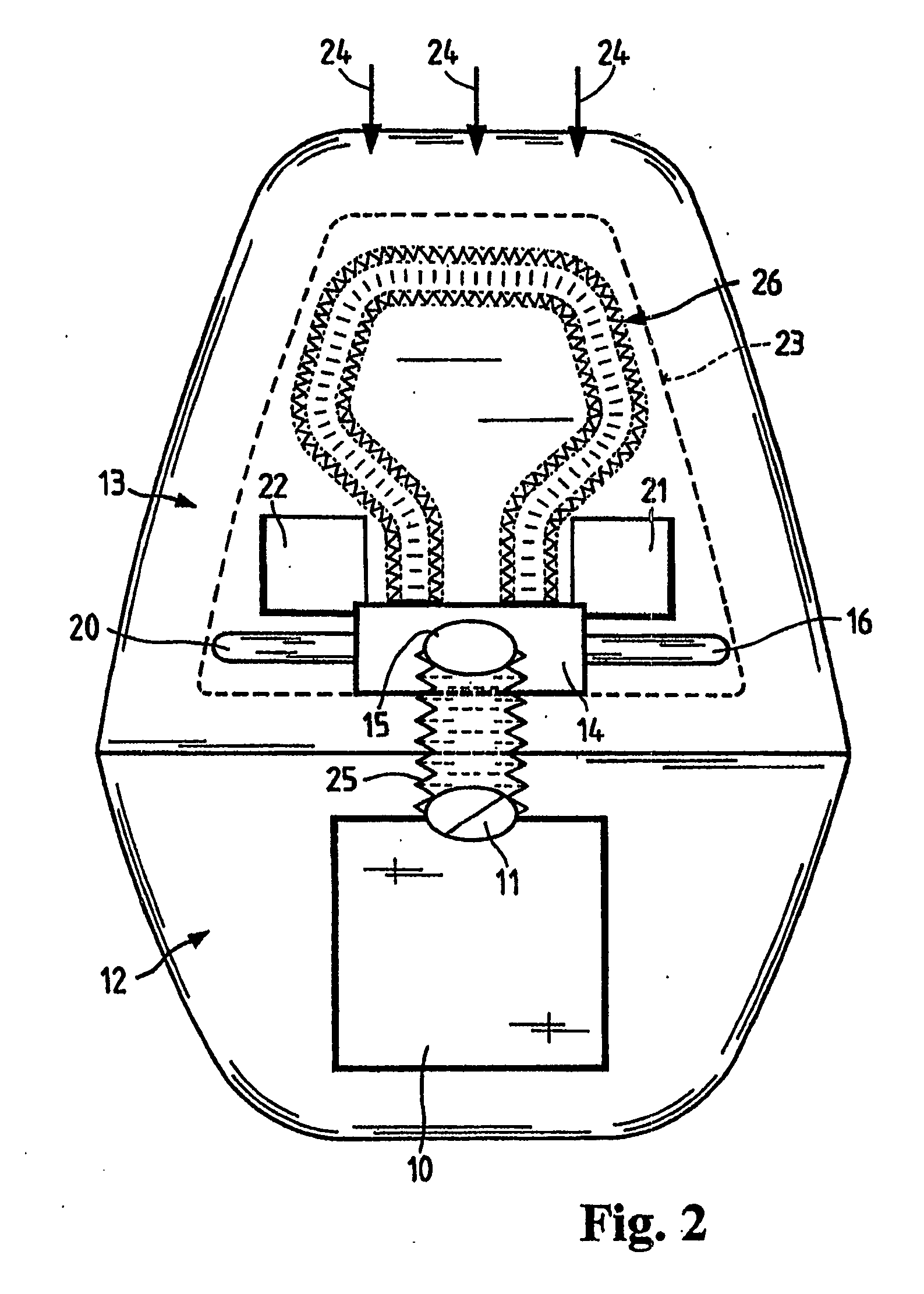 Intake filter for an internal combustion engine of a motor vehicle