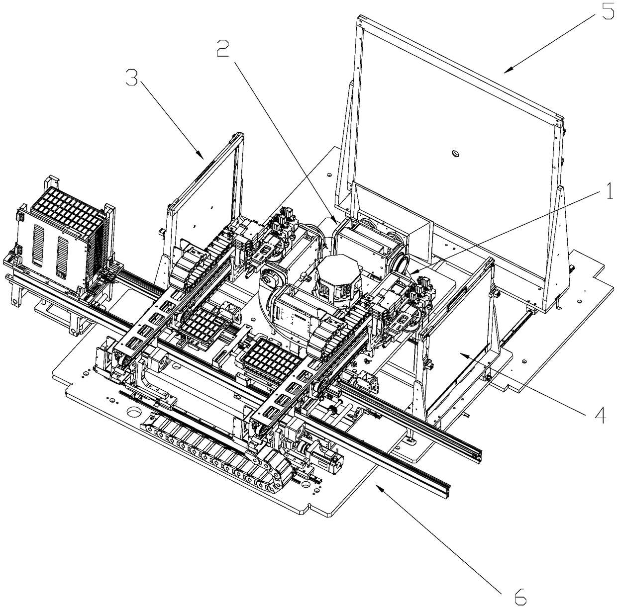 A fully automatic four-station camera testing machine