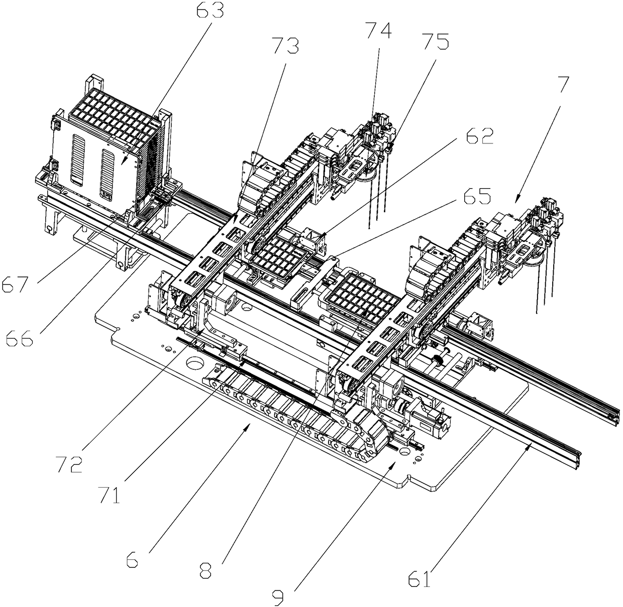 A fully automatic four-station camera testing machine