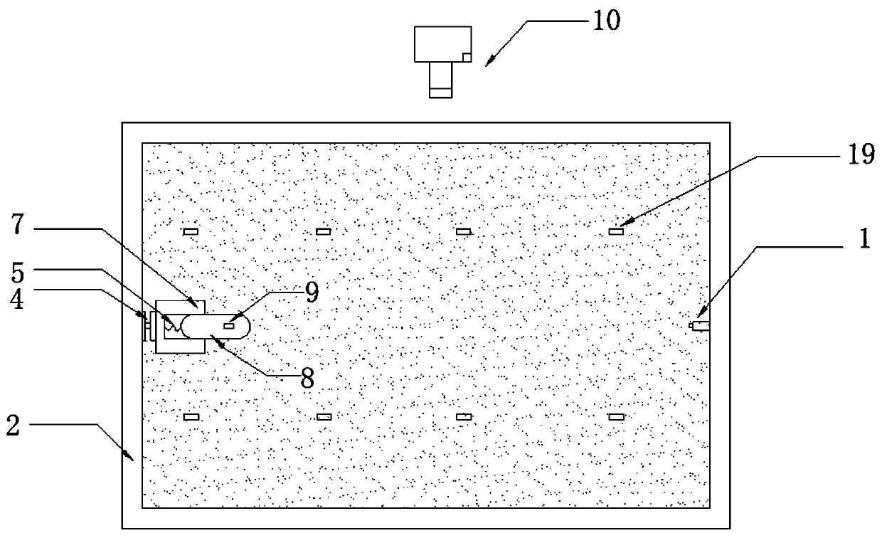 A dynamic collision test device for simulating deep-sea mid-shell structures and seabed