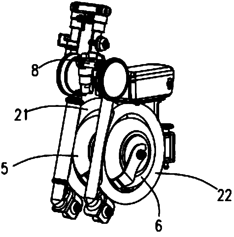 Foldable electric vehicle and its folding connecting device