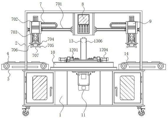 Part splicing equipment with conveying structure for machining