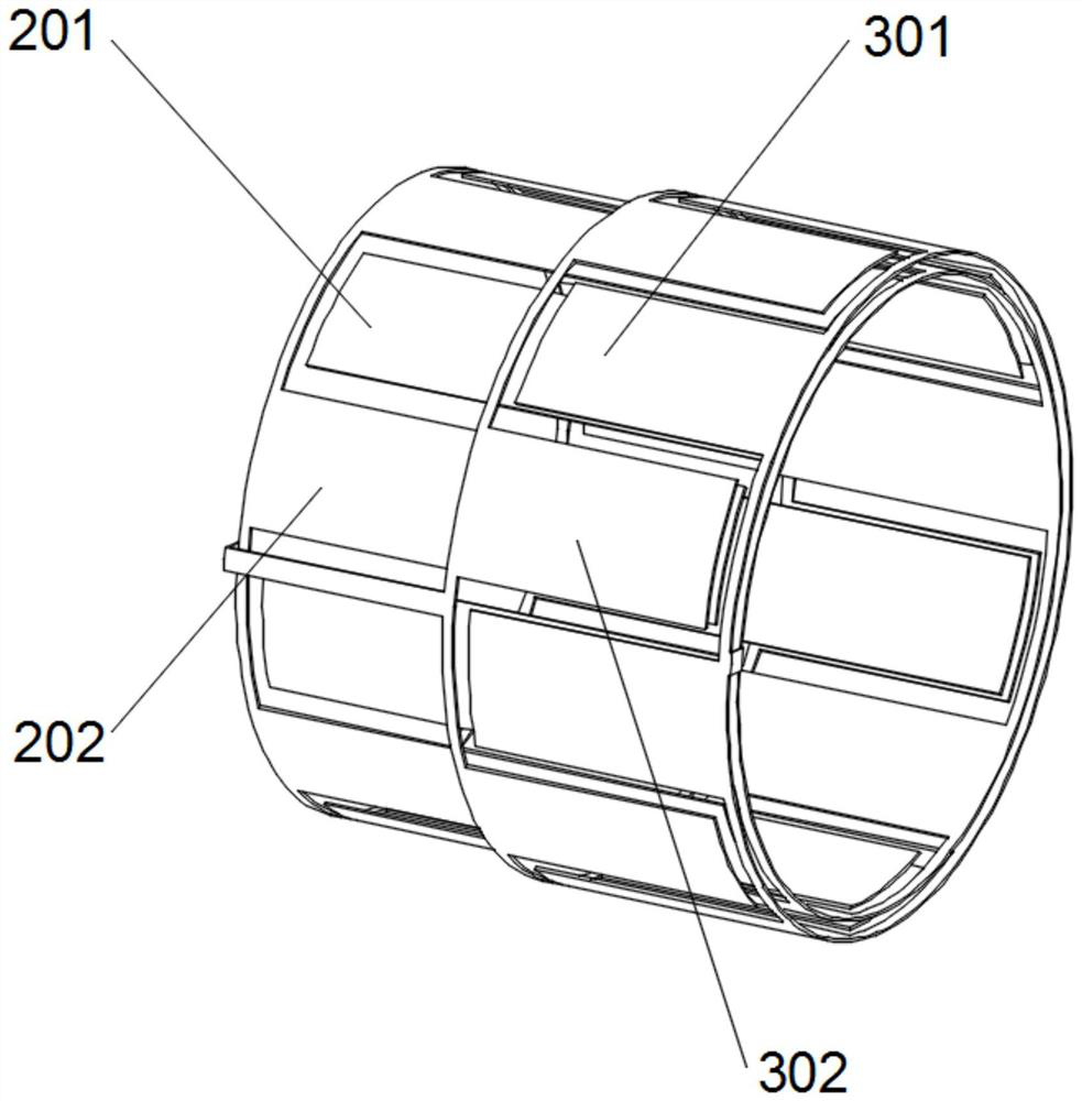 Mechanical rectification type friction nanometer power generation device