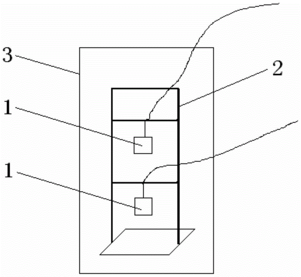 Strain gauge assembly and test method for testing thermoset cast pbx cure stress