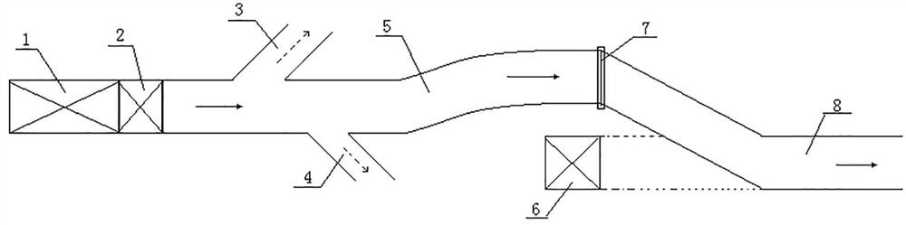 Technology for extinguishing fire by inert gas generated by air duct direct connection inert gas generator